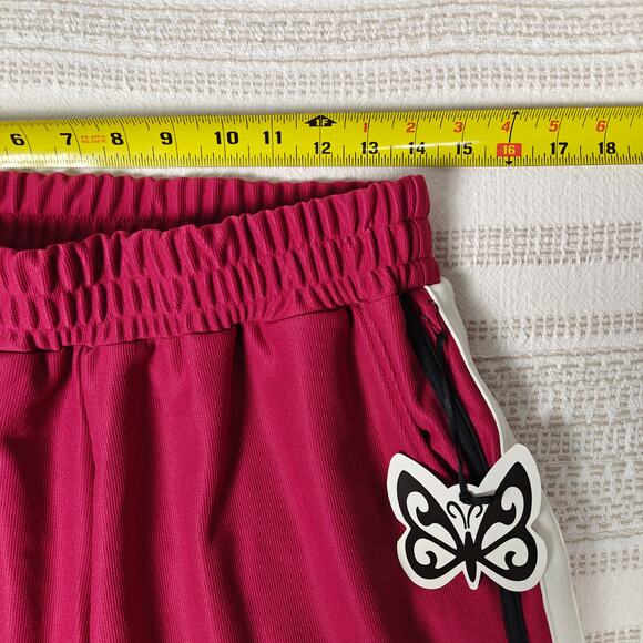 Self Esteem Wide Leg Dark Pink Athletic Pants Size Large New With Tags - Picture 3 of 9